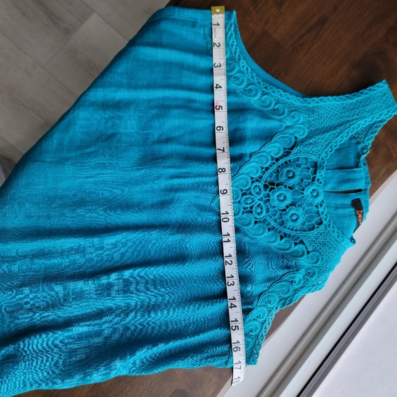 Dex tank top, turquoise, Size M - Picture 3 of 4